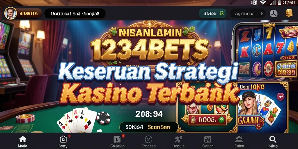 Screenshot gameplay 1234BETS menampilkan suasana kasino yang menegangkan.