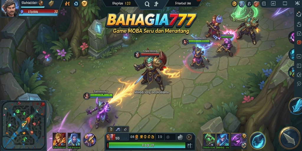 Tangkapan layar dari gameplay BAHAGIA777 yang mendebarkan.