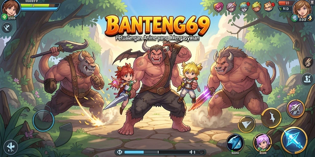 Tampilan epik dari gameplay BANTENG69 yang penuh aksi.