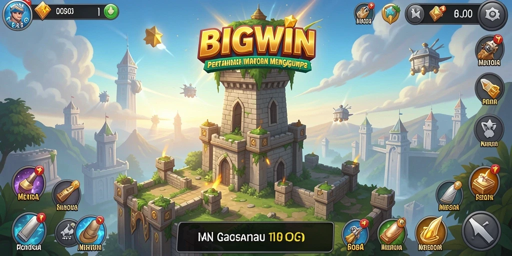 Tampilan gameplay Tower Defense yang mendebarkan dan strategis.