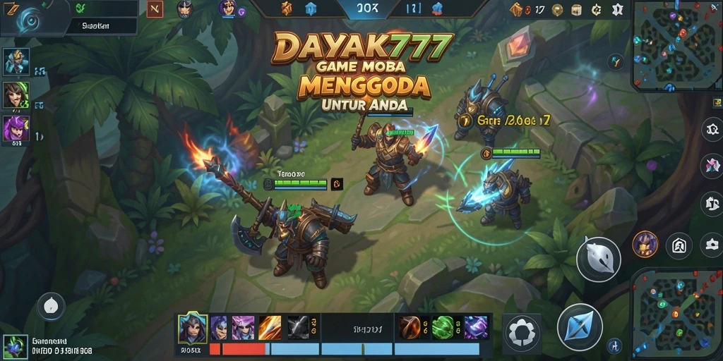 Tampilan menegangkan dari pertempuran seru di DAYAK777.