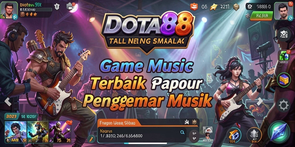 Tampilan gameplay DOTA88 yang menarik dengan variasi lagu.