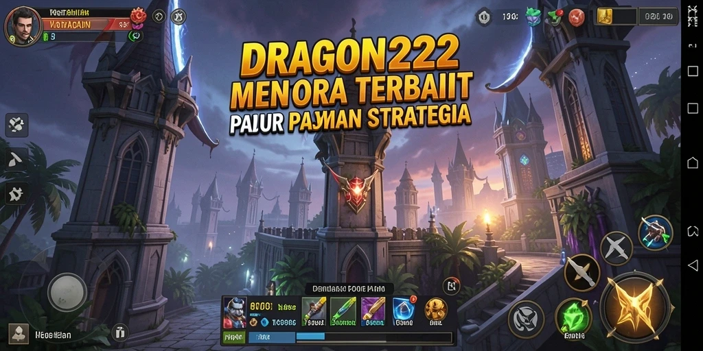 Tampilan gameplay seru dan menegangkan dari DRAGON222 Tower Defense.