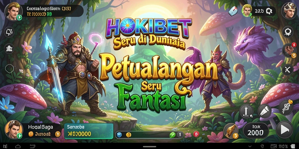 Screenshot HOKIBET menampilkan aksi seru dalam petualangan.