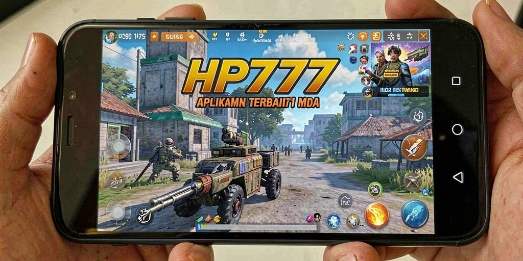 Screenshot utama HP777 menunjukkan tampilan antarmuka aplikasi Utility yang menarik.