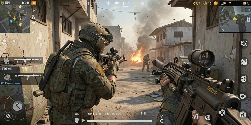Tangkapan layar gameplay IDR77 menampilkan pertempuran seru dengan grafis memukau.