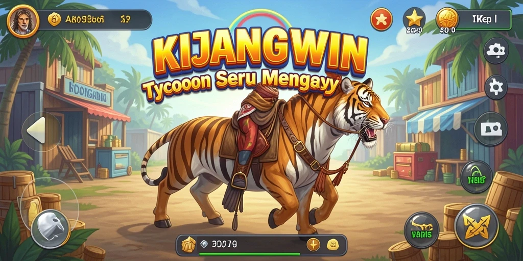 Tampilan gameplay KIJANGWIN yang menarik dalam dunia Tycoon.