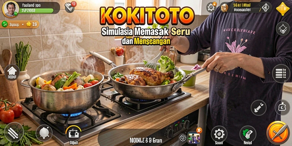 Gameplay KOKITOTO yang penuh warna dan menarik