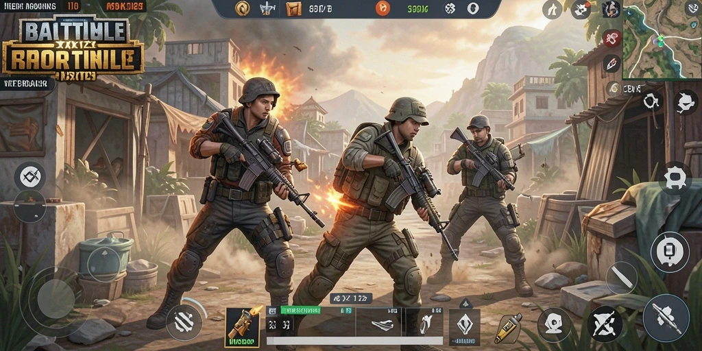 Tampilan gameplay NOX123 dengan strategi pertarungan yang mendebarkan.