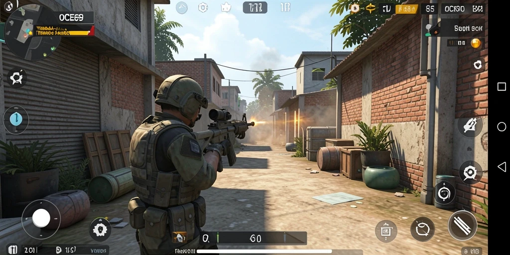 Screenshot OCE69 menunjukkan aksi gameplay yang mendebarkan dan menakjubkan.