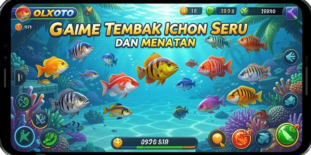 Tangkapan layar OLXTOTO menampilkan gameplay Tembak Ikan yang seru.