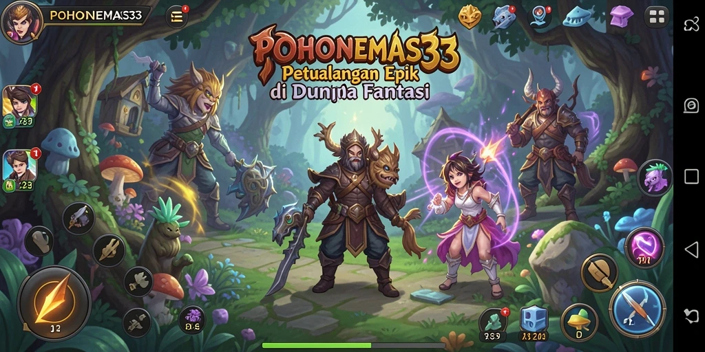 Gameplay seru dan grafis menawan di POHONEMAS33.