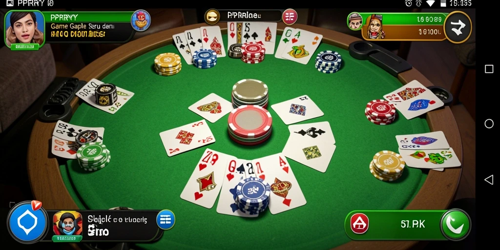 Tangkapan layar gameplay seru PPRRYY di arena Gaple.