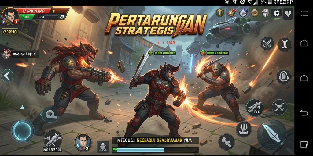 Tampak gameplay RP62RP penuh strategi dan taktik yang menarik.