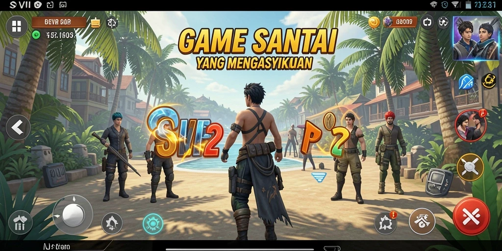 Tampilan menarik gameplay <strong>SVIP2</strong> yang menyenangkan dan santai.
