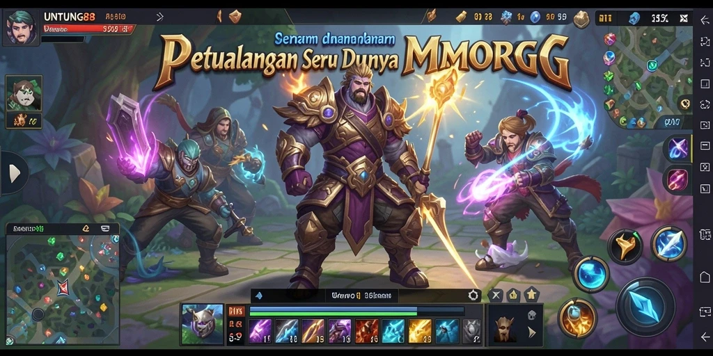 Gameplay seru dan interaktif di dunia MMORPG.